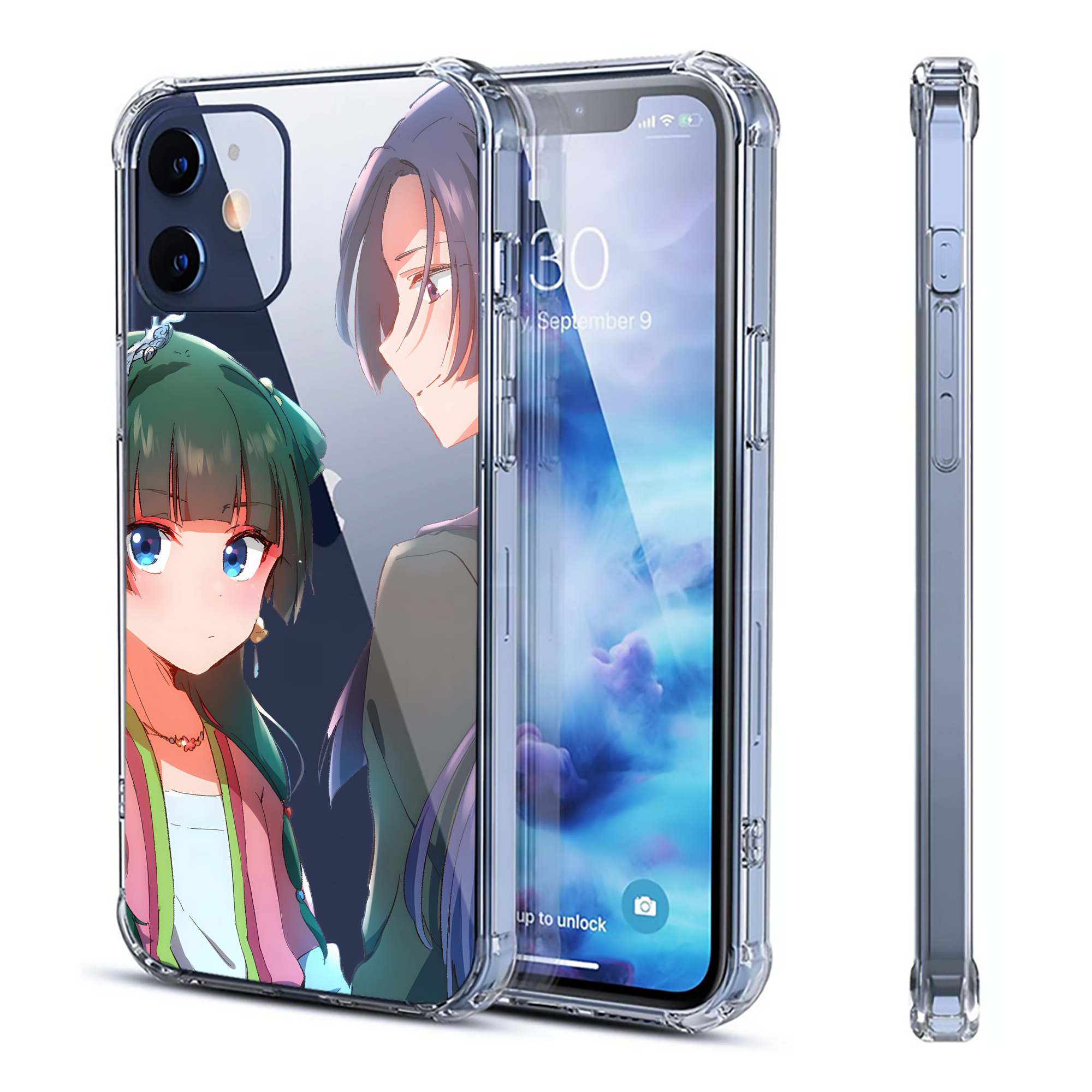 （画像用） 薬屋のひとりごと The Apothecary Diaries 【iPhone 12シリーズ対応】透明スマホケース（クリアソフトケース）